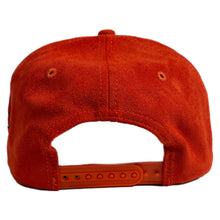 Load image into Gallery viewer, Suede SnapBack Trucker Hat - Red/Black/White