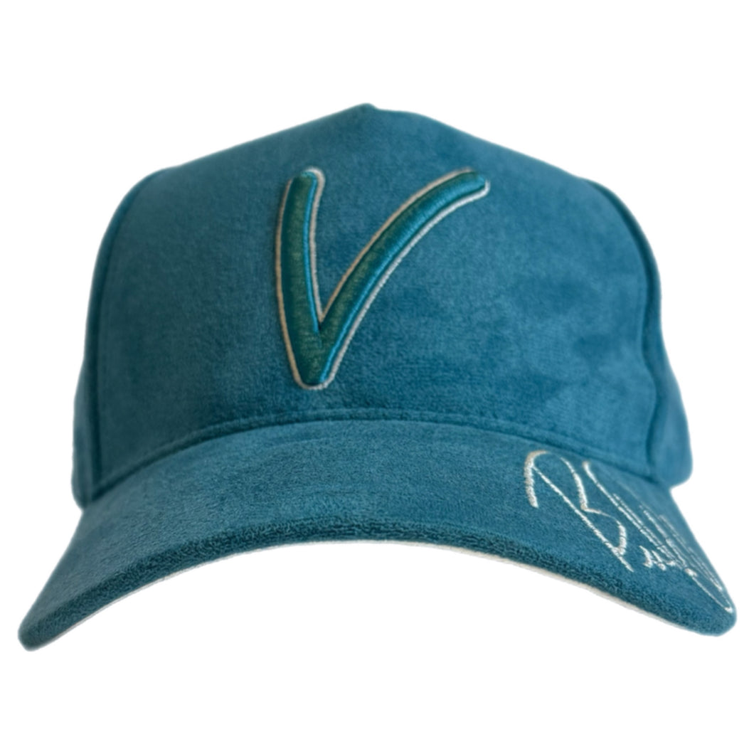 Bravery Worldwide Signature Limited Edition Trucker Hat - Turquoise/White