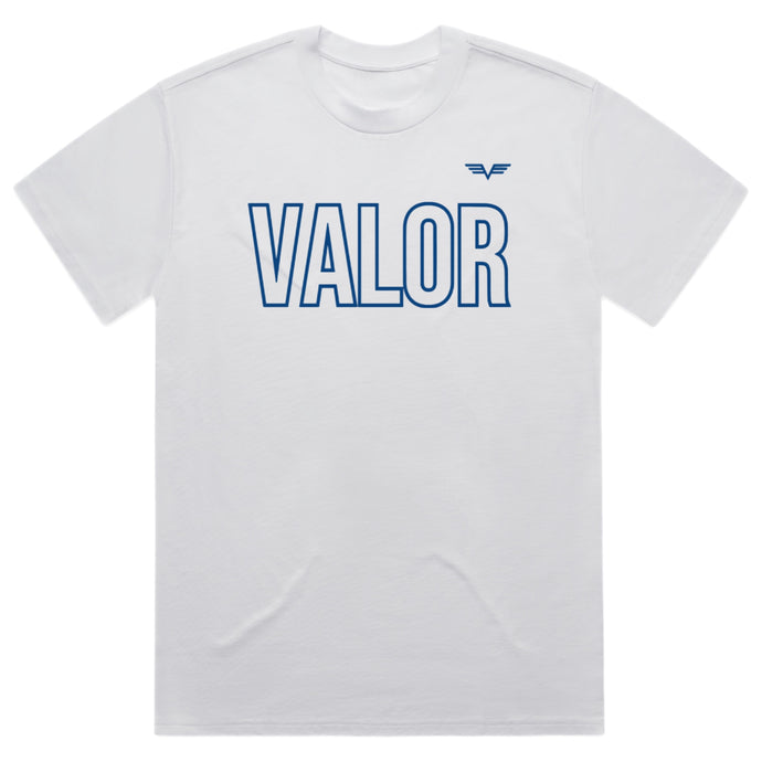 Resilience T Shirt - White/Navy