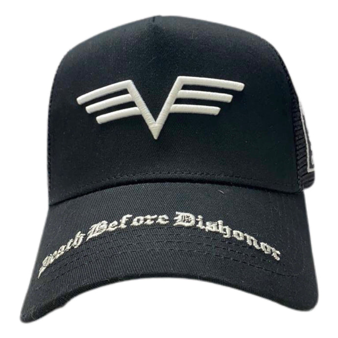 Death Before Dishonor Trucker Hat - Black/White