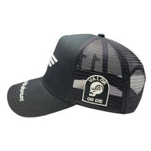 Load image into Gallery viewer, Death Before Dishonor Trucker Hat - Black/White